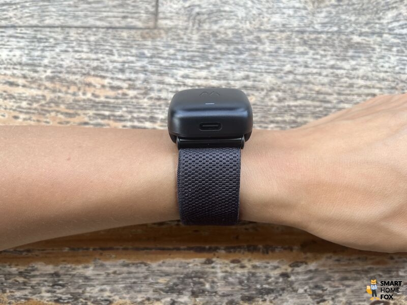 Side view of the battery pack